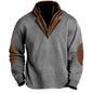 Warm And Loose Outdoor Breathable Stand Collar Men's Sweater Grayceful LLC