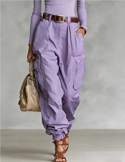 Women’s High-Waist Loose Fit Wide-Leg Casual Trousers FitiqueFit