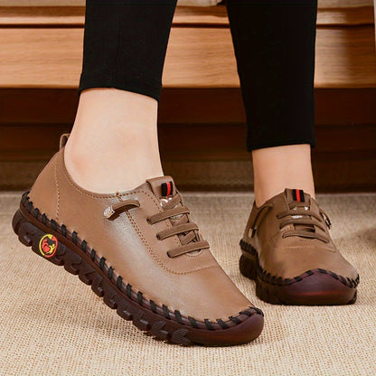 Spring/Autumn 2022 New Style Soft Sole Casual Mom Shoes, Flat Shoes for Women, Breathable and Comfortable Genuine Dance Shoes for Square Dancing, Women Shoes NovaCart