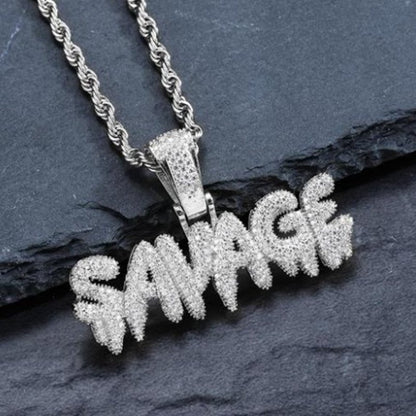 Men's Punk Classic Luxury with Synthetic Cubic Zirconiaia Pendant Hip Hop Gothic Cool Men's Necklace Fashion Jewelry Accessories Gift Jewelry NovaCart