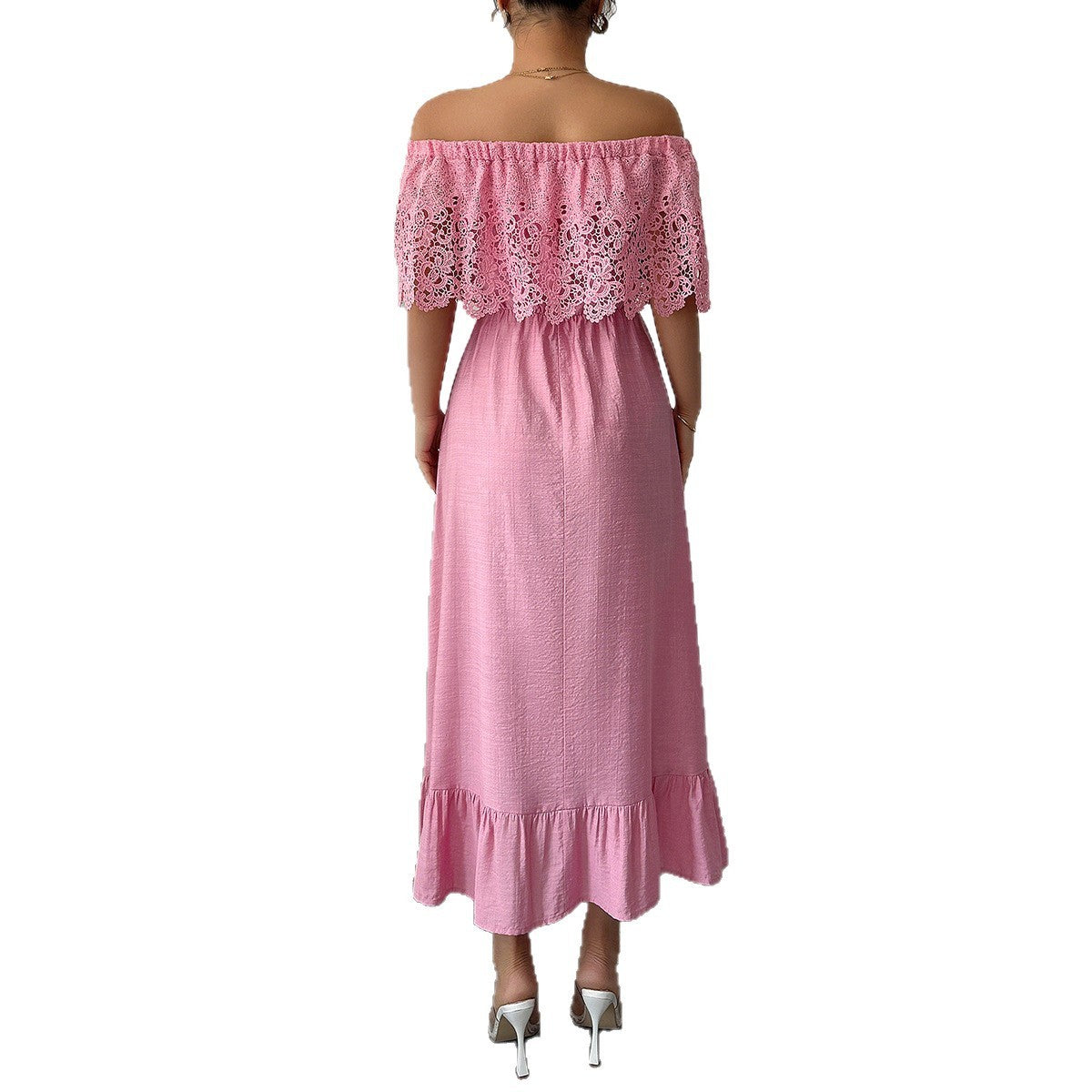 Elegant Style Off-shoulder A- Line Dress Grayceful LLC