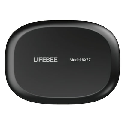 LIFEBEE New Wireless Earbuds for Running Sports, Wireless Earphones with Earhooks Pure Bass Sound, Over Ear Headphones ENC Noise Cancelling with Dual-LED Display, Earphones Built-in Microphone NovaCart