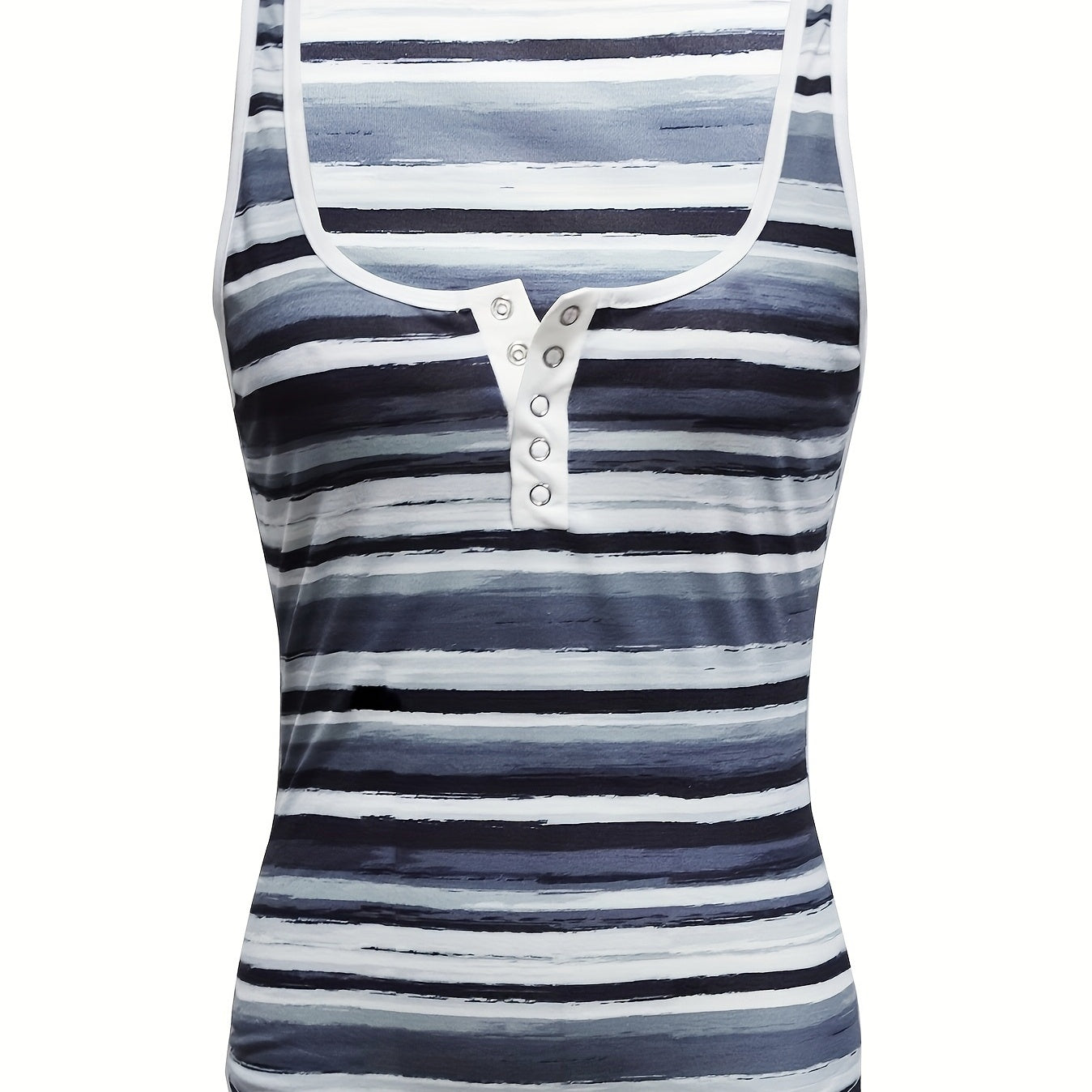 Women’s V‑Neck Striped Camisole Vest FitiqueFit