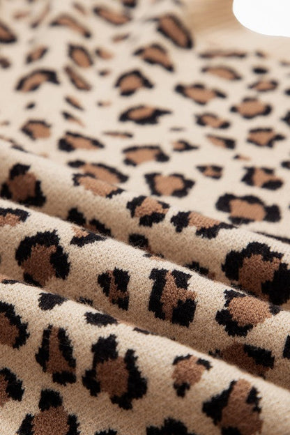 Leopard Contrast Trim Dolman Sleeve Sweater Shop Style & More | Fresh Looks, Everyday Deals & Free Shipping