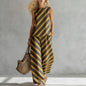 Women's Sleeveless Printed Tank Top & Wide-Leg Pants Two-Piece Set FitiqueFit