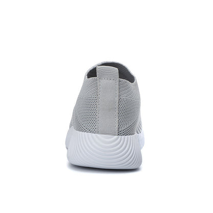 Women'S Lightweight Slip-On Sneakers, Solid Color Fabric Upper, Round Toe, MD Sole, Low Top, All-Season Casual Shoes for Running, Fitness, Dance, Walking, Travel NovaCart