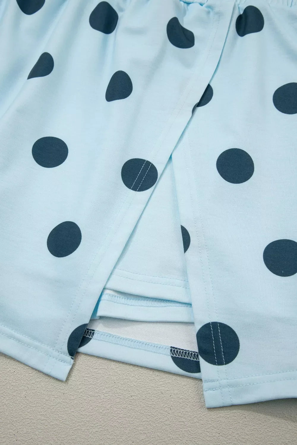 Polka Dot Sleeveless Top and Skort Casual Two-Piece Set New Era Fashion LLc