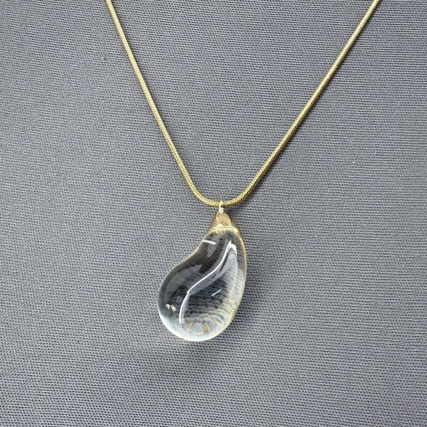 Double Layer Necklace with Clear Teardrop Pendant Shop Style & More | Fresh Looks, Everyday Deals & Free Shipping