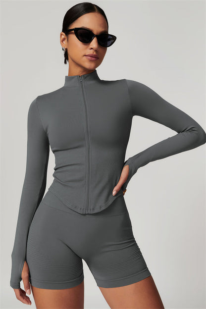 The Delight Jacket Shorts 2-Piece Set Fitglutes Activewear Gymwear Sportswear & Workout Clothes