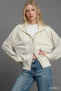 Umgee Two-Way Jacquard Zip-Up Jacket West2East Surf