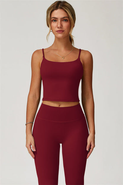 The Agile Crop Top Leggings 2-Piece Set Fitglutes Activewear Gymwear Sportswear & Workout Clothes