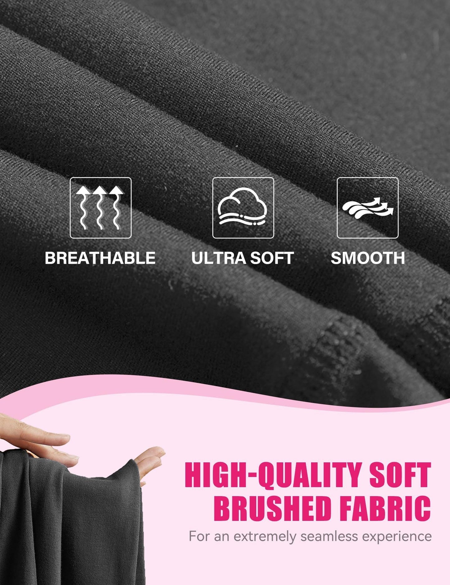 3-Pack High-Waisted Cropped Yoga Pants with Slanted Pockets FitiqueFit