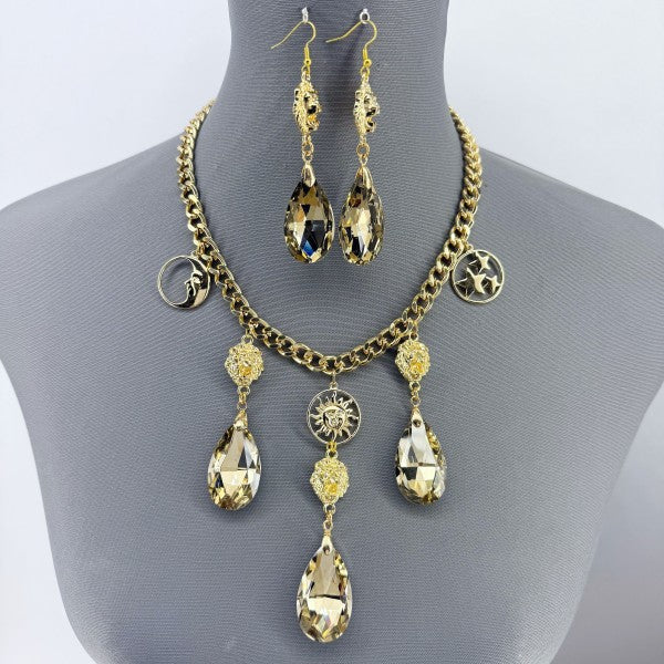 Gold Finish Cuban Link Chain Set With Lion Head An Shop Style & More | Fresh Looks, Everyday Deals & Free Shipping