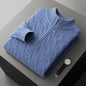 Jacquard Double-strand Thickened Long-sleeved Sweater Grayceful LLC