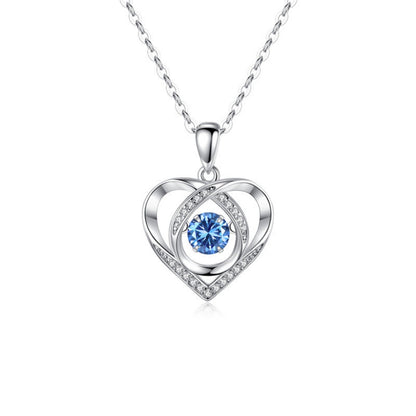 925 Sterling Silver Heart Pendant Necklace New Era Fashion LLc