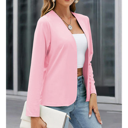 Women’s Plus‑Size Open‑Front Casual Blazer FitiqueFit