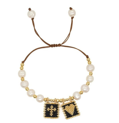 Sacred Freshwater Pearl Scapular Bracelet Shop Style & More | Fresh Looks, Everyday Deals & Free Shipping