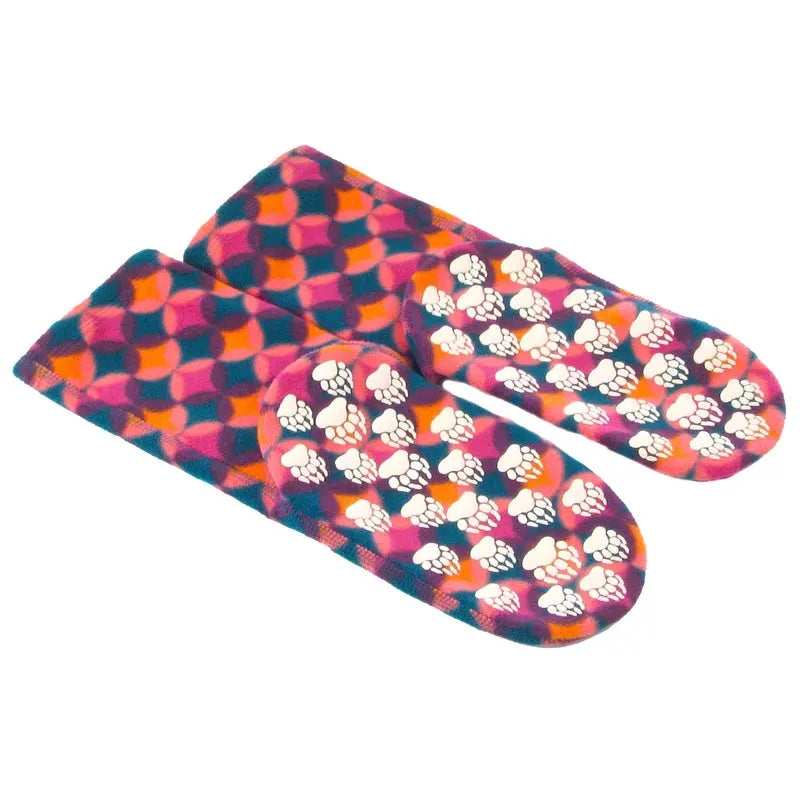 Kids' Nonskid Fleece Socks - Art Deco Polar Feet® LLC