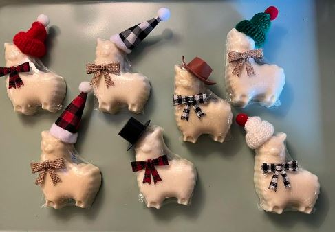 Decorative Alpaca Goat Milk Soap Figures Purely Alpaca