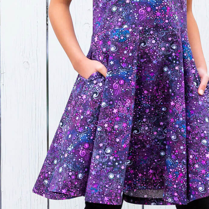 Deep Field Galaxies Sleeveless Play Dress with Pockets Princess Awesome & Boy Wonder