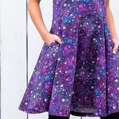 Deep Field Galaxies Sleeveless Play Dress with Pockets Princess Awesome & Boy Wonder