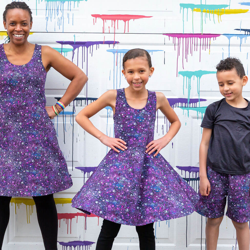 Deep Field Galaxies Sleeveless Play Dress with Pockets Princess Awesome & Boy Wonder