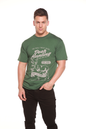 Deer Hunting Men's Bamboo Viscose/Organic Cotton Short Sleeve Graphic T-Shirt Spun Bamboo