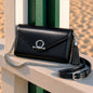 Del Mar - Horse Bit Crossbody Luxury Leather Handbag in Black Urban-Equestrian