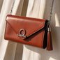 Del Mar - Horse Bit Crossbody Luxury Leather Handbag in Cognac Urban-Equestrian