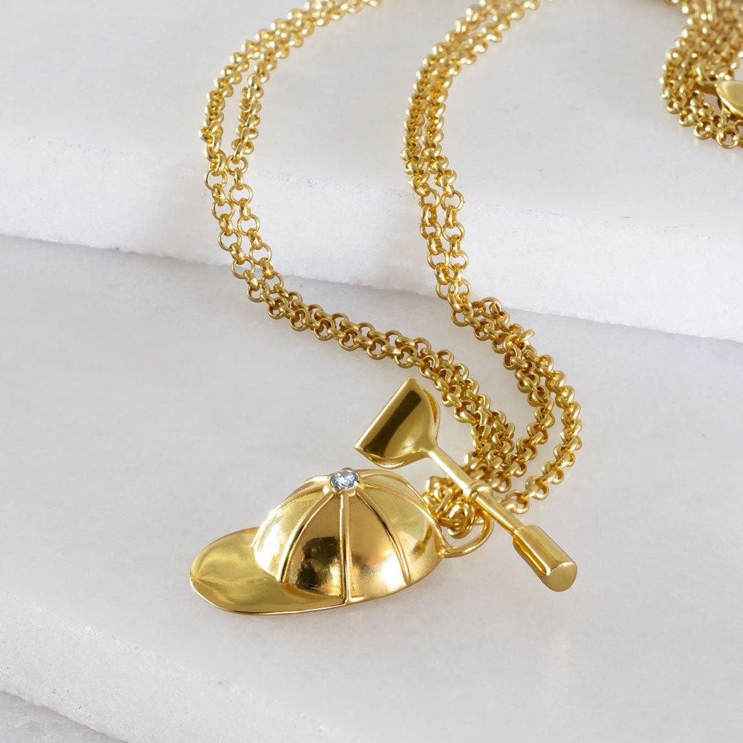Derby Day - Jockey Necklace in Gold Urban-Equestrian