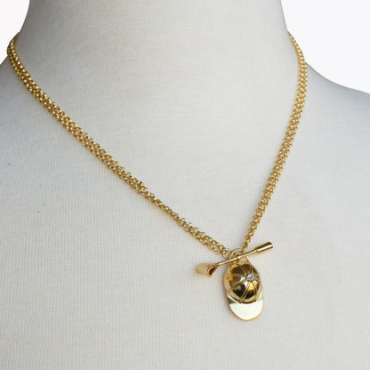 Derby Day - Jockey Necklace in Gold Urban-Equestrian