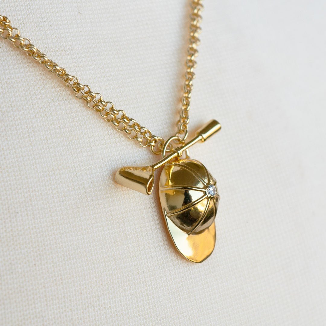 Derby Day - Jockey Necklace in Gold Urban-Equestrian