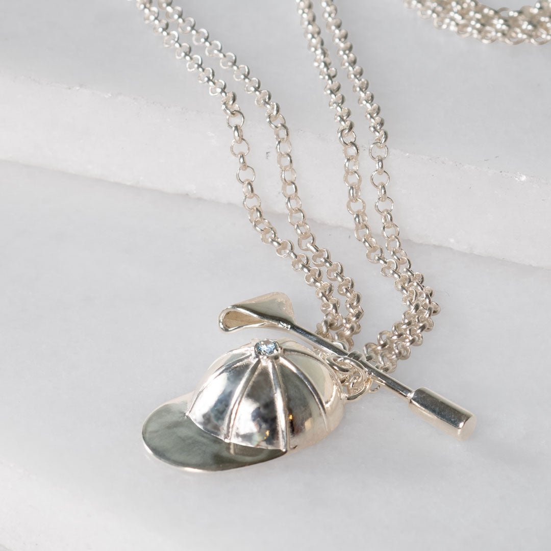 Derby Day - Jockey Necklace in Silver Urban-Equestrian