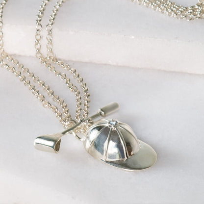 Derby Day - Jockey Necklace in Silver Urban-Equestrian