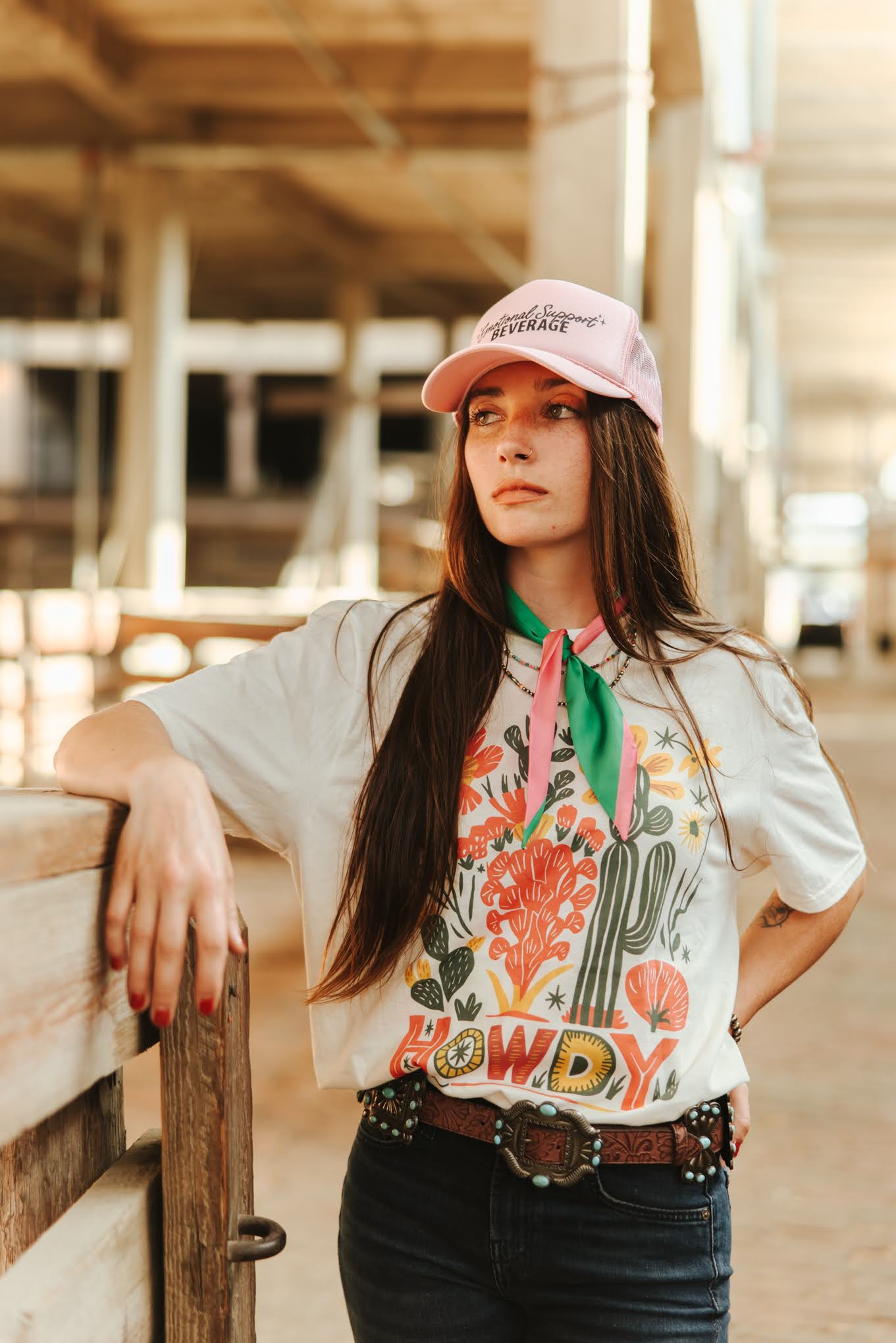 Desert Bloom Howdy Graphic Tee Wild Junkie