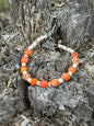 Desert Ember Beaded Shell Bracelet Wild Junkie