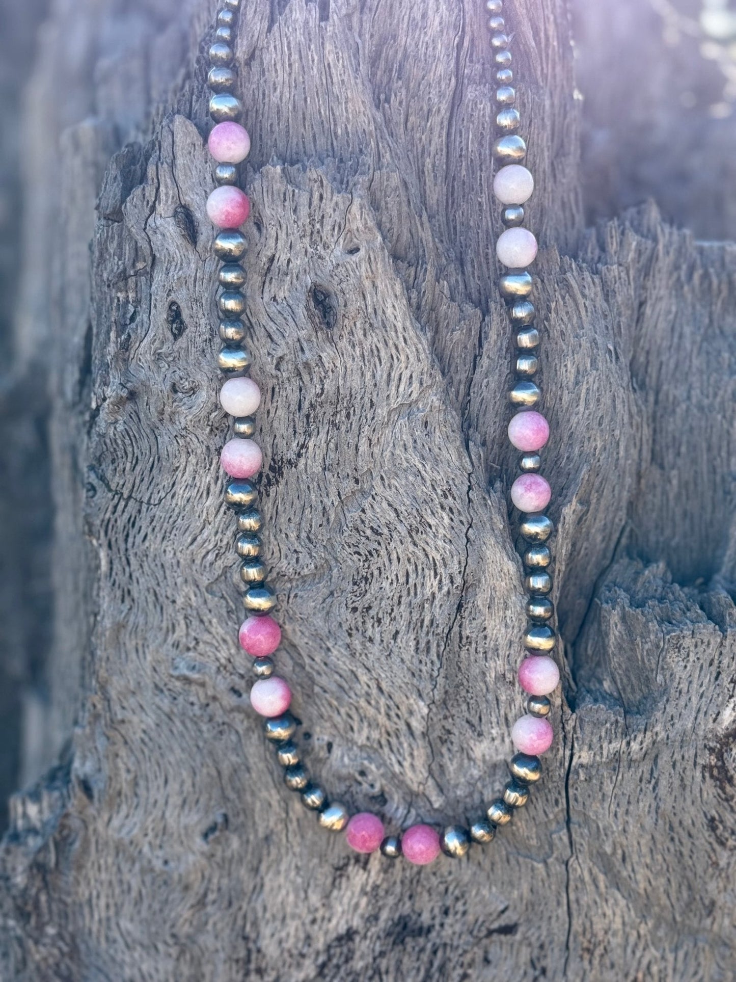 Sterling Silver Desert Rose Beaded Necklace Wild Junkie