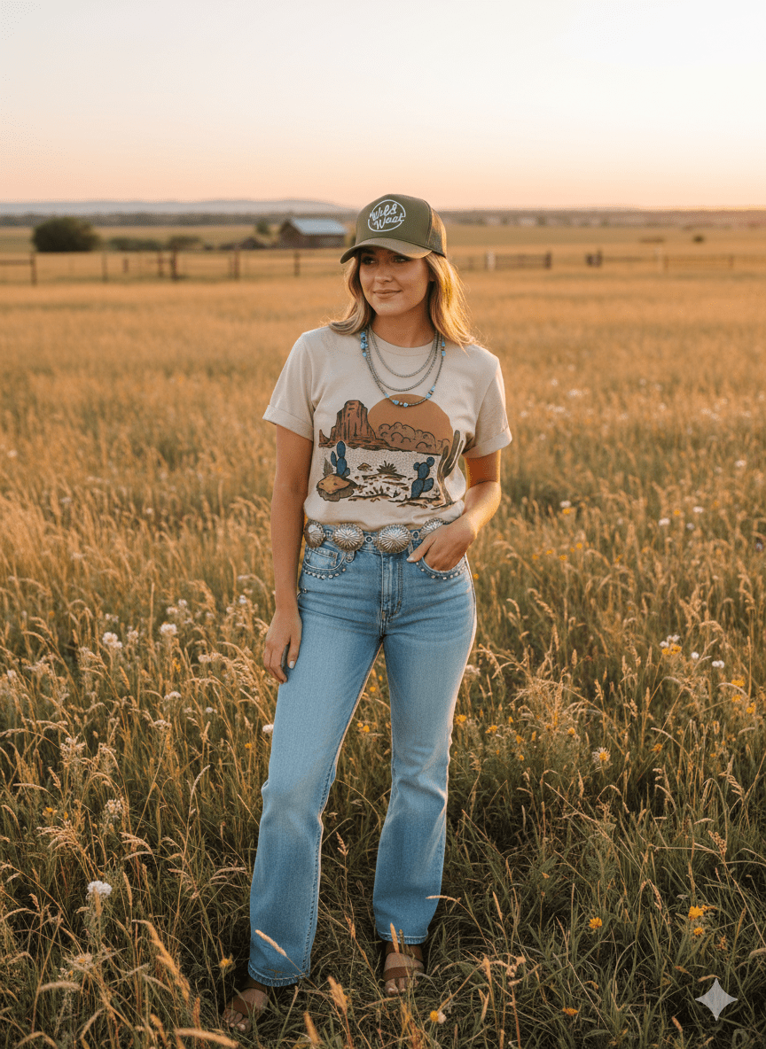 Desertscape Graphic Tee Wild Junkie