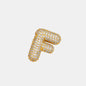 EmberLuxe "Glimmer" Bubble Letter Pendant (A-K) Ivory Embers