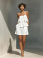 Women's Multi-Layer Ruffle Camisole & Shorts Set FitiqueFit