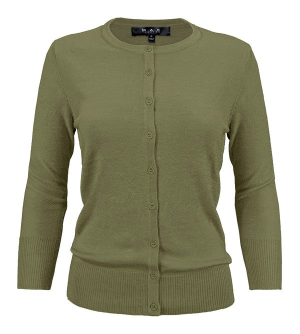 Crewneck Button Down Knit Cardigan Sweater Shop Style & More | Fresh Looks, Everyday Deals & Free Shipping