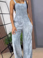 Full Size Vintage Wash Wide Leg Denim Overalls Plus Size New Era Fashion LLc