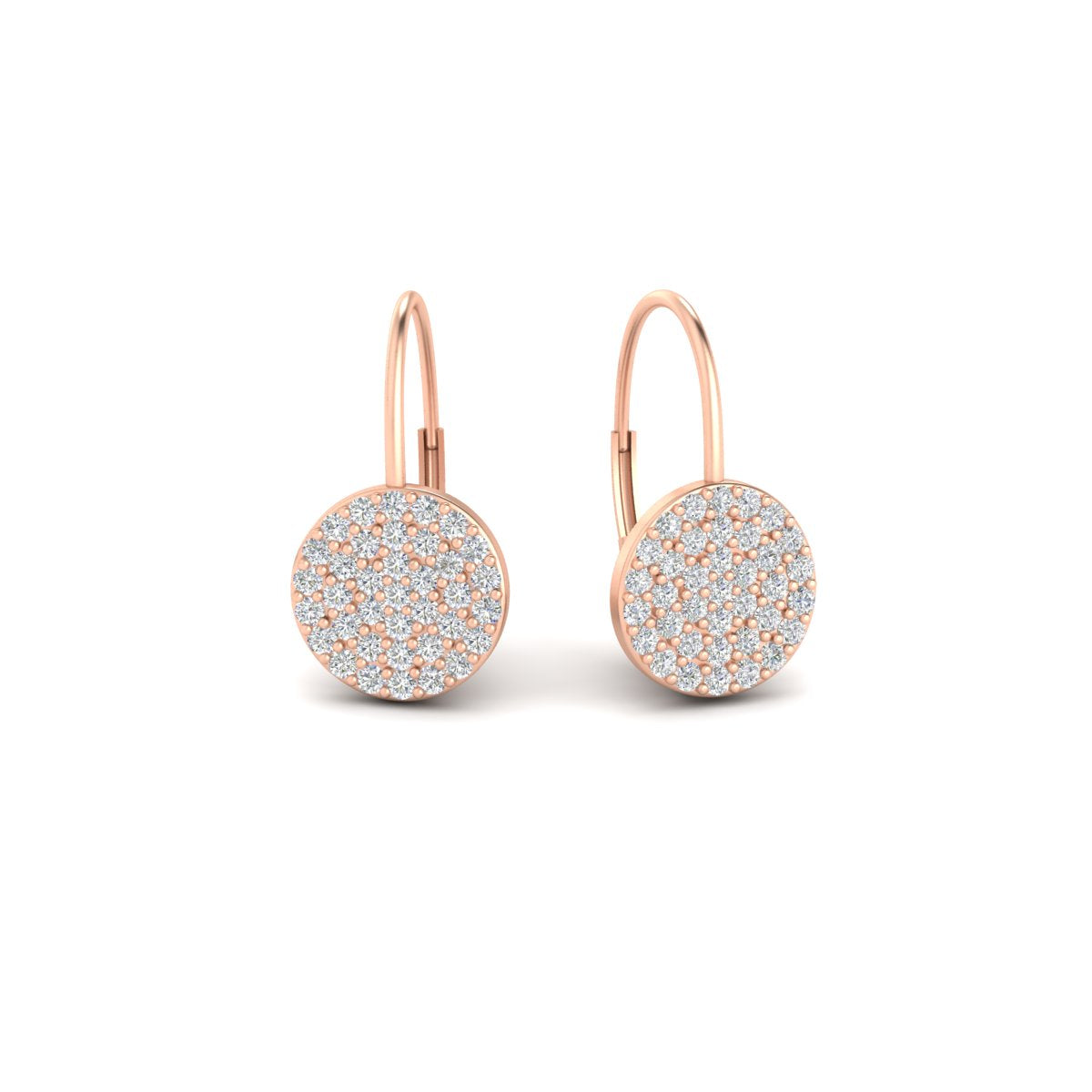 Diamond Disc Drop Earring Fascinating Diamonds
