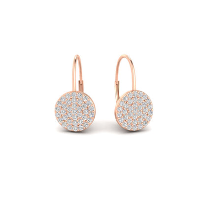 Diamond Disc Drop Earring Fascinating Diamonds