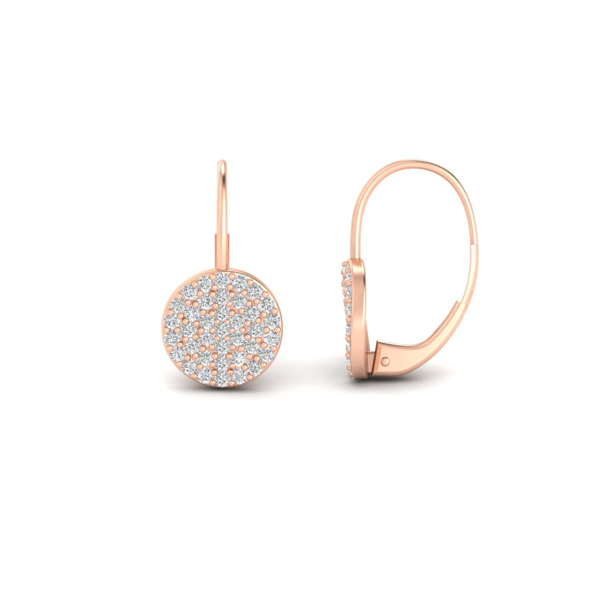 Diamond Disc Drop Earring Fascinating Diamonds