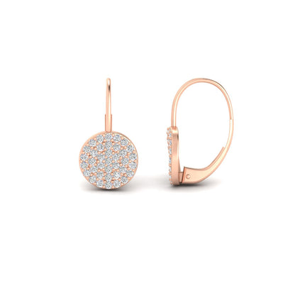 Diamond Disc Drop Earring Fascinating Diamonds