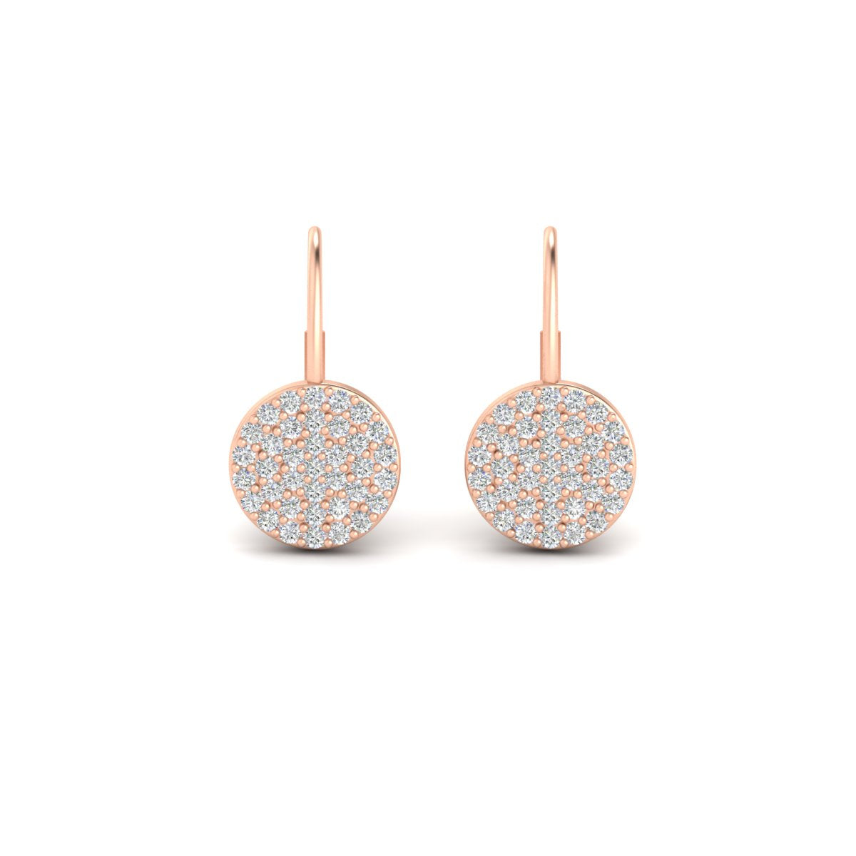 Diamond Disc Drop Earring Fascinating Diamonds
