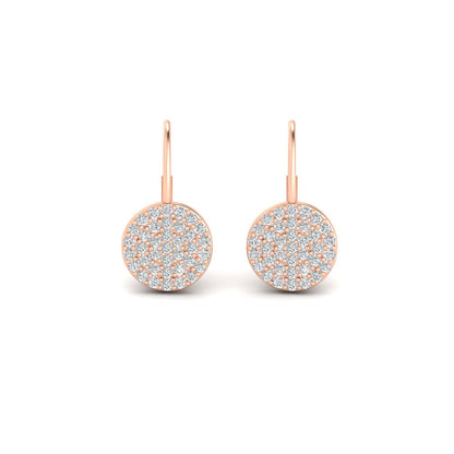 Diamond Disc Drop Earring Fascinating Diamonds