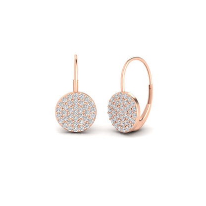 Diamond Disc Drop Earring Fascinating Diamonds