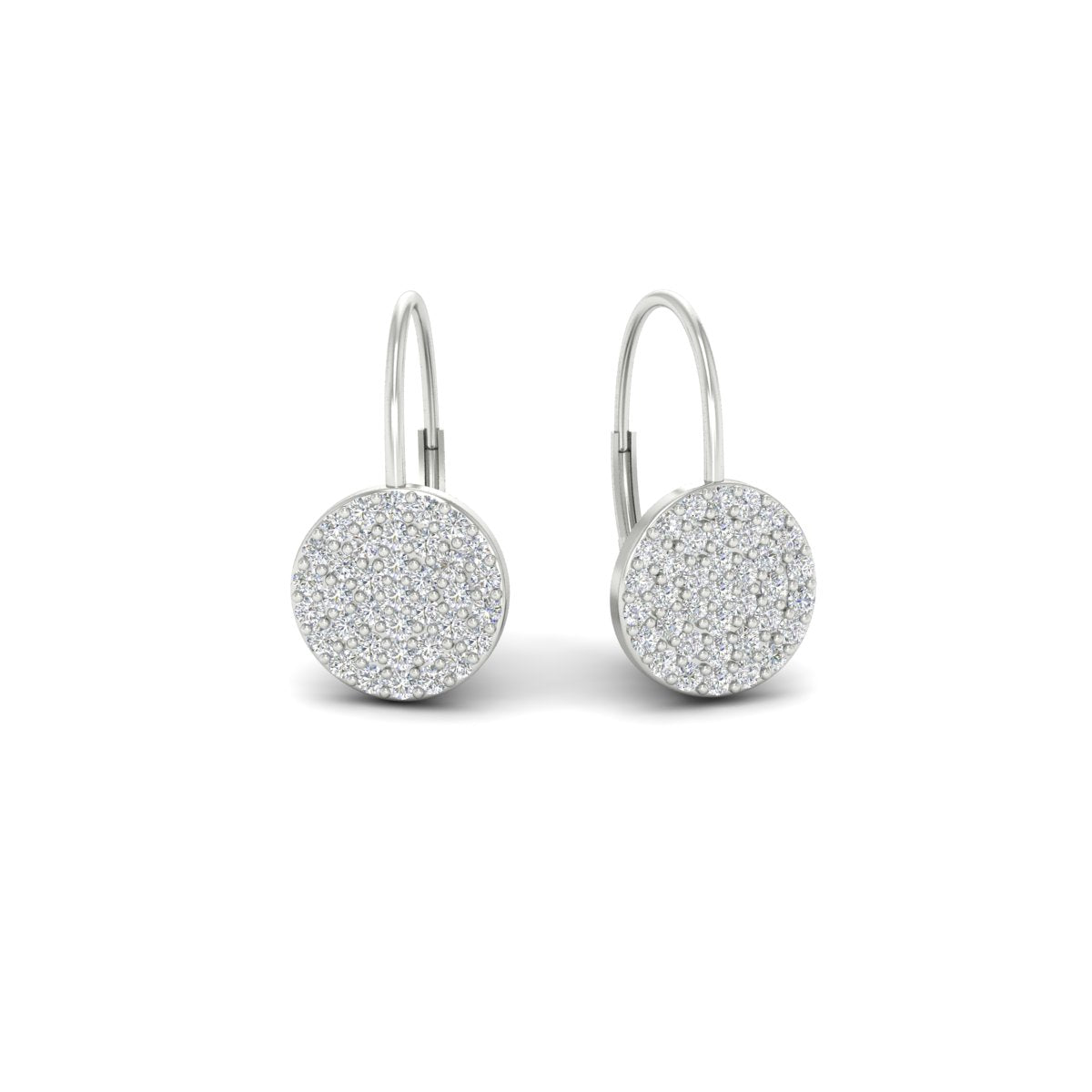 Diamond Disc Drop Earring Fascinating Diamonds